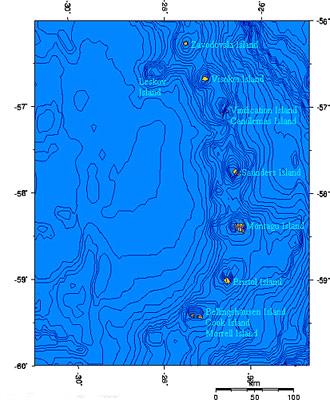 South-Sandwich-Islands-Karte