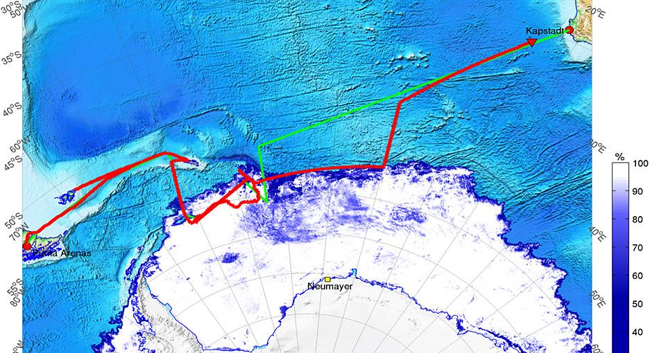 Route der POLARSTERN