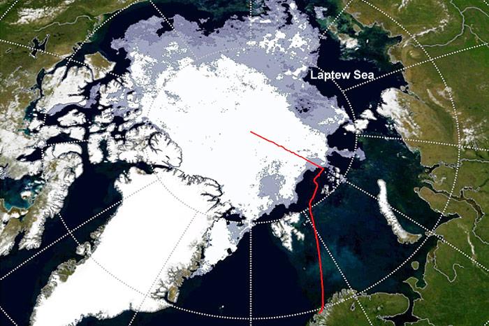 Route Polarstern